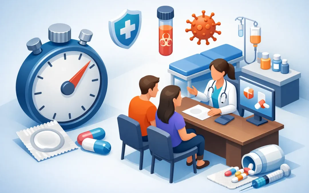 Atención médica postexposición sexual a tiempo